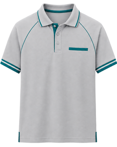Camiseta Polo Blanca Personalizada para Hombre, Camiseta Polo de Golf Informal de Manga Corta, Transpirable, de Mezcla de Algodón, para Verano - Product Image 1