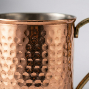 Mug en cuivre pur pour boire, différentes capacités de 1L à 300ml, motif de poignée ergonomique, cadeau ou article de table - Product Image 5