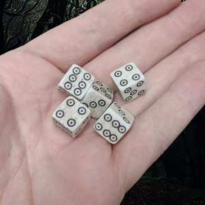 Handmade Eco-Friendly Buffalo Bone Gaming <b>Dice</b> Natural Polished Modern Design for Board Games Casino <b>Sets</b> Custom Size Export - Product Image 2