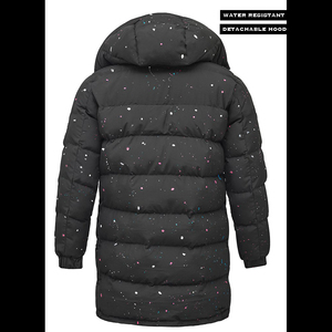 Veste d'hiver personnalisée pour homme, longue, imperméable, coupe-vent, en duvet, avec capuche, chaude, isolée, en toile, fermeture éclair, parka OEM - Product Image 6