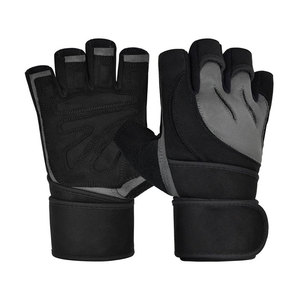 Guantes Transpirables para Levantamiento de Pesas para Hombres y Mujeres, Guantes de Gimnasio sin Dedos con Muñequera Ajustable - Product Image 4
