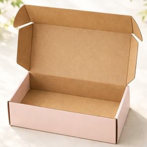 <b>Brown</b> Kraft Corrugated Mailer <b>Box</b> Eco Friendly Foldable Shipping <b>Box</b> for E-commerce Packaging & Gifts - Product Image 5
