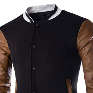 Most Demanding High Quality Chenille Embroidery <b>Men</b> College Custom Baseball <b>Bomber</b> Letterman Leather <b>Varsity</b> <b>Jacket</b> - Product Image 3