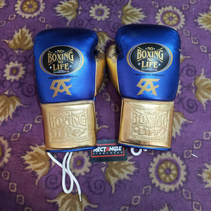 Custom No Boxing no Life Boxing <b>Gloves</b> Cowhide Leather Laced Boxing <b>Gloves</b> Training Sparring <b>Moisture</b> Wicking Quick Dry OEM Bulk - Product Image 6