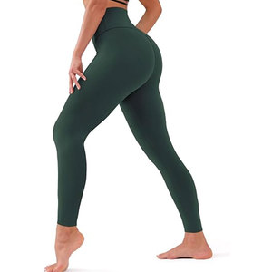 Leggings taille haute unis pour femme, doux comme du beurre, épais, effet seconde peau, légers, respirants, extensibles dans 4 directions, non transparents - Product Image 2