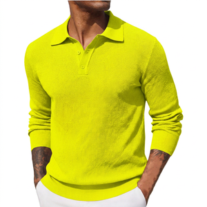 Camiseta de Manga Larga para Hombre, Diseño Personalizado con Logotipo Bordado, Tejido de Poliéster/Algodón de Alta Calidad, con Diseño Recortado - Product Image 6