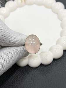 Rose Quartz Oval Cut Natural Stone 925 Sterling Silver Plated Vintage Style IGI Certified Women's Jewelry Gift - Product Image 6