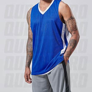 Maillot de basket-ball de haute qualité à prix abordable, vêtements de sport d'extérieur, maillot réversible en mesh pour hommes, pour l'entraînement et les matchs - Product Image 4