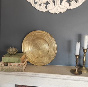 Assiette martelée ronde Offre Spéciale vaisselle assiette plat Dessert vaisselle assiette à gâteau 12 pouces noël utiliser plateau à gâteau - Product Image 6