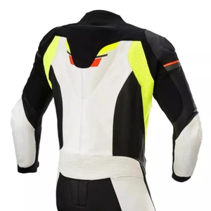 Traje de Cuero para Motociclismo, Ropa de Motociclista de Piel de Vacuno de Primera Calidad, Traje de Cuero Personalizado OEM para Motocicleta, Equipo Profesional para Motociclistas - Product Image 5
