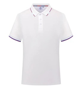 <b>Mens</b> Short Sleeve <b>for</b> <b>Shirt</b> Breathable Woven Polyester/Cotton Solid Custom Logo Contrast Trim Uniform Top 5XL - Product Image 2