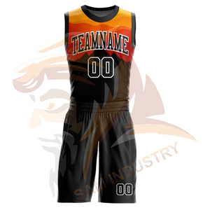 Nouveauté : Ensemble d'uniformes de basketball personnalisés, respirants et écologiques, en polyester de haute qualité, confortables à porter - Product Image 2