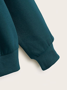 Sweat à capuche zippé streetwear surdimensionné pour homme, impression et broderie de logo personnalisés, 100% coton, service OEM ODM disponible - Product Image 4