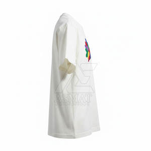 Camiseta Bordada para Hombre de Primera Calidad Ecológica, Camiseta Bordada Informal de Algodón para Uso Diario - Product Image 3