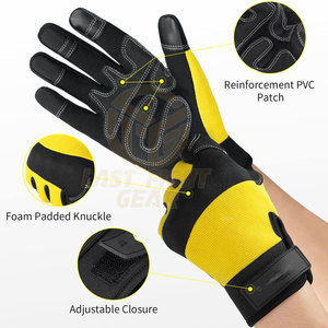 Durable Automotive Mechanic <b>Gloves</b> With Reinforced Grip And Secure Wrist Fit Mechanic <b>Gloves</b> - Product Image 6