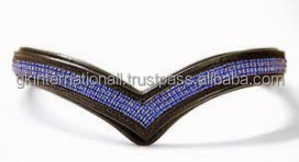 วงคิ้วเบาะรูปตัว V พร้อมคริสตัลตกแต่งสี่แถว rhinestones เมก้าบิลลิ่งสายรัดคิ้วสั่งซื้อจํานวนมาก - Product Image 6