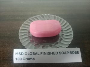 สบู่ก้อน MSD GLOBAL โรส บาร์โซป 100 กรัม สบู่ล้างมือผสมน้ำมันปาล์ม อายุการเก็บรักษา 2 ปี เหมาะสำหรับทุกสภาพผิว - Product Image 3