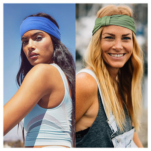 <b>Head</b> <b>Wrap</b>, Fashion Solid Color Headbands, Twist Knot Hair Accessories, Soft Fabric Hairband for Girls - Product Image 3