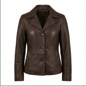 Chaqueta de piel de oveja auténtica superventas para mujer, abrigo de invierno de manga larga, chaqueta de piel personalizada de moda de alta calidad - Product Image 1