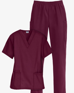Conjunto de Uniforme Médico Unisex de 6 Bolsillos, Repelente a Líquidos, Antipilling, Ecológico, Transpirable, Tejido con Agujas, Uniforme Hospitalario OEM - Product Image 2