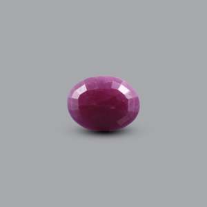 African Ruby 4.85 Carat Loose Oval Cabochon Gemstone for Fine Jewelry - Product Image 2