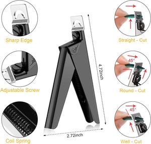 Ensemble professionnel de coupe-ongles en acier inoxydable, outils de coupe-cuticules pour les doigts et les orteils, kit de manucure, emballage en boîte cadeau - Product Image 3