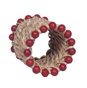 Anneaux de serviette en jute rustique faits à la main, couleur jute, idéal pour les fêtes à la maison et à l'hôtel, anneau de serviette décoratif de table tissé - Product Image 3