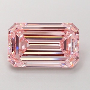 Diamant rose intense fantaisie de 5,01 carats, taille émeraude, cultivé en laboratoire, clarté VS2, polissage excellent, diamant non monté certifié IGI pour bijoux personnalisés - Product Image 6