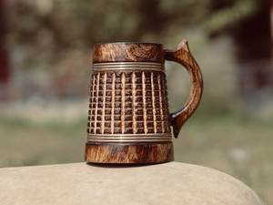 Mug en bois personnalisé avec logo, tasse à café en bois gravée, fabricant OEM ODM, mug en bois fait main, cadeau d'entreprise en bois - Product Image 6
