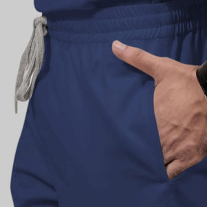 Tenues médicales unisexes pour hôpitaux : ensembles de blouses et pantalons extensibles pour infirmières et chirurgiens en Spandex/Polyester - Product Image 5