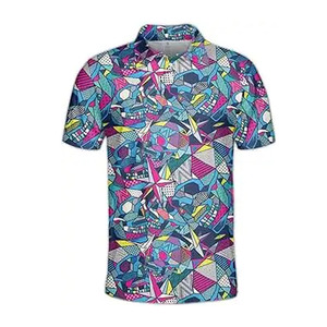 Polo de golf élégant, chemise moderne décontractée, polo performant, tissu respirant, fabricant de vêtements de golf, exportation directe d'usine, vente en gros - Product Image 1