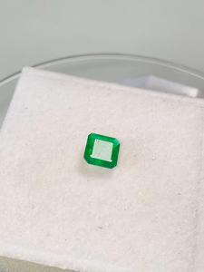 Émeraude naturelle zambienne octogonale 7,4*6,9 mm 1,13 carats, couleur verte premium, lustre excellent, qualité supérieure, pierre précieuse naturelle pour collectionneur - Product Image 3