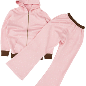 ชุดฮู้ดดี้แทรคสูทประดับเพชรทั้งตัว ขายส่งคุณภาพสูง รับทำโลโก้ ชุดแฟชั่นสำหรับผู้ชายและผู้หญิง - Product Image 3