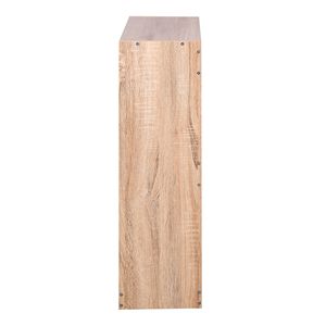 Armadio per scarpe in legno bianco per ingresso 20.94x9.45x43.11 pollici con 2 porte ribaltabili scarpiere - Product Image 3