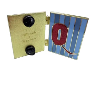 งานฝีมือโลหะเคลือบแข็งแบบกำหนดเอง พร้อมเคลือบเงาสีดำ นิกเกิล ทอง เงิน ทองแดง กลิตเตอร์ และเคลือบเงาแบบใส - Product Image 3