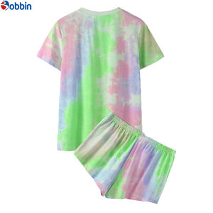 Conjunto de Shorts Tie Dye Cómodo y Unisex, Nueva Colección de Verano, Personalizado, Conjunto Deportivo para Hombre, Talla Grande, Transpirable - Product Image 2