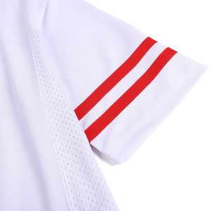 Chemise décontractée sportive sans col pour homme, manches courtes, respirante, séchage rapide, 100% polyester, ODM, vêtements d'été - Product Image 5