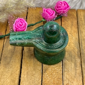 หยกเขียวธรรมชาติแกะสลักทรงชิวลา หยกชิวลาลิงกัม คริสตัลบำบัดสำหรับเรกิ ของตกแต่งทางจิตวิญญาณ ขายส่ง - Product Image 6