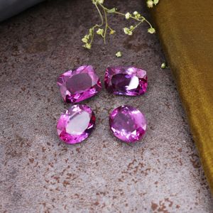 Piedra Preciosa Ovalada de Alejandrita Púrpura, con Cambio de Color, Piedra de Nacimiento de Junio, Facetada, para Joyería Fina y Artesanía - Product Image 5
