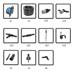 Kit d'irrigation goutte à goutte en plastique pour application à effet de serre - Product Image 2