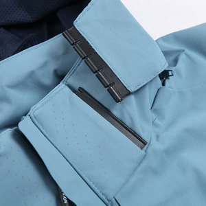 Chaqueta Cortavientos de Invierno Personalizada para Hombre, Gruesa, Cálida, Transpirable, Impermeable, con Cuello Alto y Capucha, Estilo Urbano, Personalizable - Product Image 4