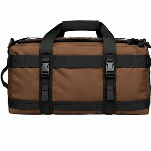 Bolsa de Lona Táctica de Corduroy 36-56L, Impermeable, con Cierre de Cremallera, Bolsillo con Cremallera, Correa para el Hombro, Asas de Tela, para Deportes Tácticos - Product Image 1