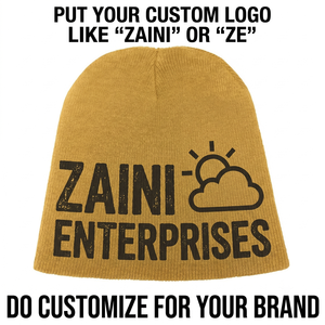 Casquette en tricot de coton et élasthanne de qualité supérieure 220 GSM, imprimé graphique vert, décoration en strass, logo personnalisé OEM ODM - Product Image 6