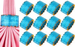 Resin Napkin <b>Rings</b> - 12-Pcs Handmade Elegant Napkin Holders for Table Décor, Dining, Weddings, Holidays & Special Events - - Product Image 2