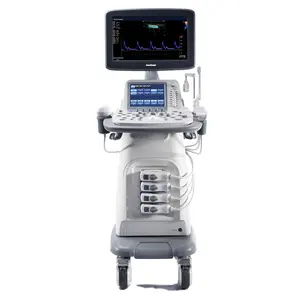 Nieuwe Sonoscape S20 Trolley 3/4D Kleur Scanner/ Trolley Doppler Ultrasound Machine