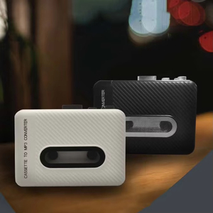 Convertisseur de cassette en MP3 portable personnalisé en usine, capture de bande USB, batterie, noir et blanc, pour l'étude, le travail, l'extérieur, la maison - Product Image 2