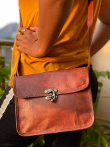 Vintage gerçek keçi deri kadın çanta büyük kapasiteli omuzdan askili çanta Satchel hakiki Crossbody seyahat ofis bayanlar - Product Image 2