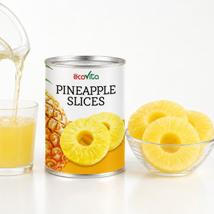 International Standard Factory Price Factory In Vietnam Canned Pineapple in Pineapple Juice Packed in 30oz Can - Product Image 1