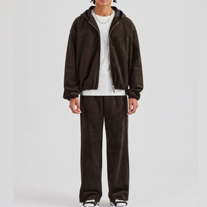 ADR As Identity Unisex Blue Full <b>Zip</b> <b>Hooded</b> Tracksuit Set | Glitter Letter Print Streetwear Sweatshirt & Jogger Pants | Regular - Product Image 6