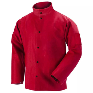Vêtements de protection cousus à la machine, manteaux de soudeur, vestes de soudage ignifuges, imperméables et respirantes, à prix de gros - Product Image 3